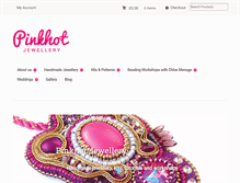 Tablet Screenshot of pinkhot.co.uk